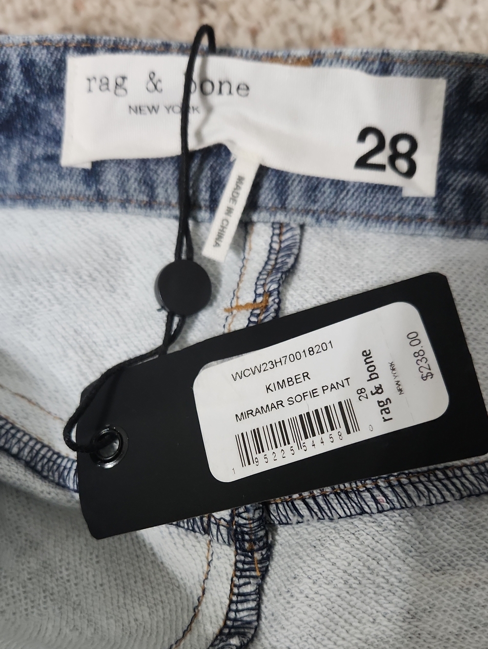 NWT Rag & Bone Miramar Sofie Pant. Size 28 - Picture 13 of 13